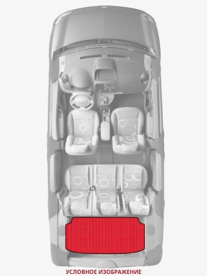 ЭВА коврики «Queen Lux» багажник для Pontiac G6 Coupe
